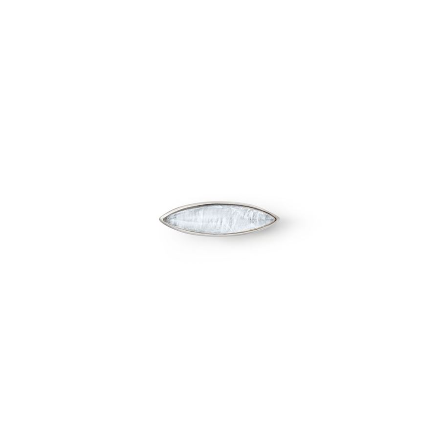 Anello Navetta con acquamarina AURUM | AN1 NAV ARGACQ