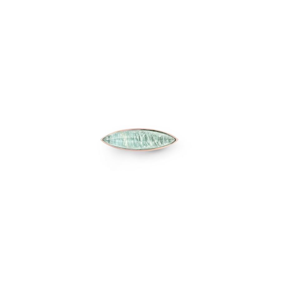 Anello Navetta oro rosa con amazzonite AURUM | AN1 NAV OROAU9R AMAZZ