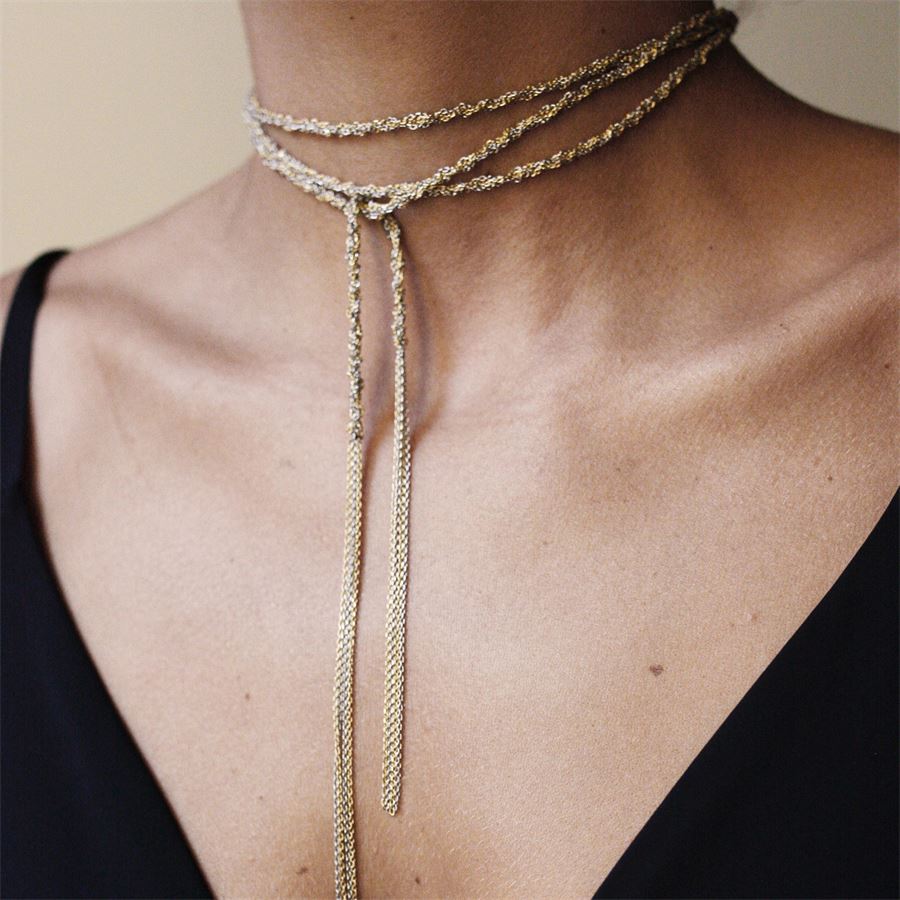 Cordino/choker bicolor SCIARPE | CORDBICOLOR