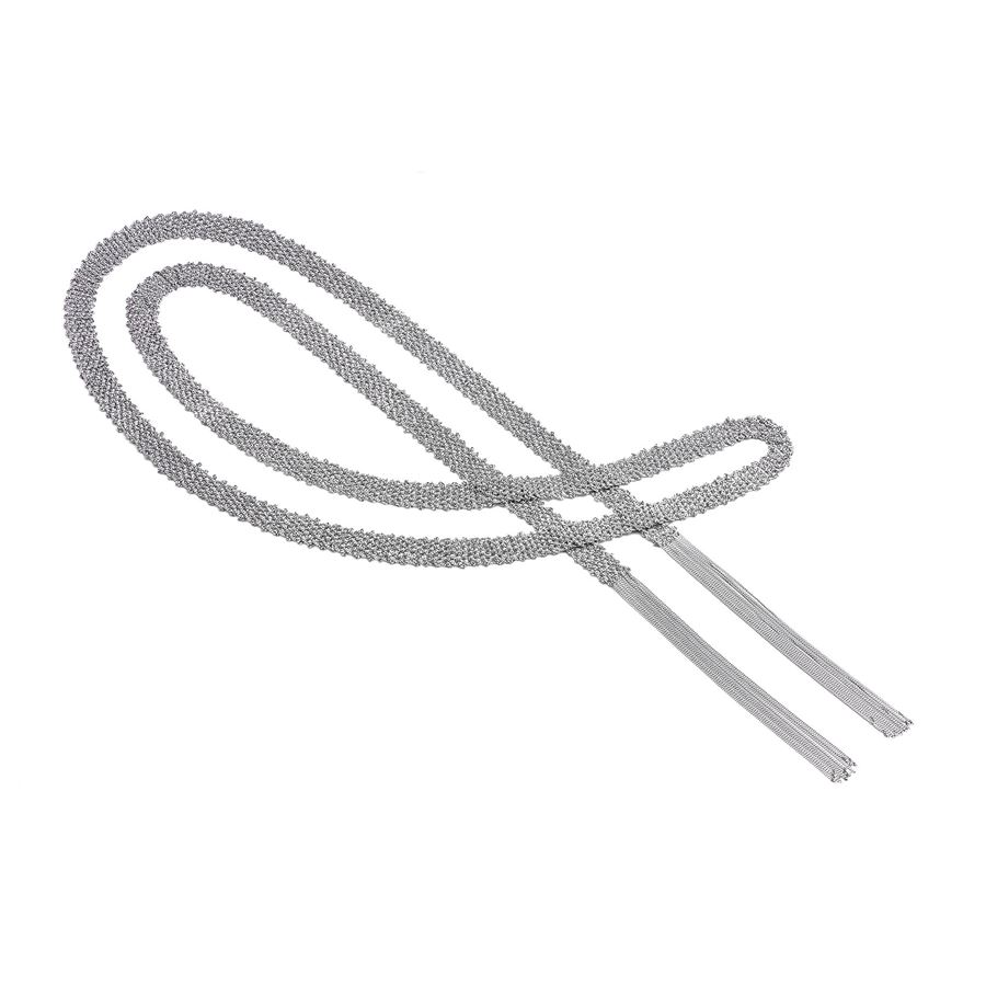 Sciarpa argento SCIARPE | SCIARPA LUNGAARGENTO