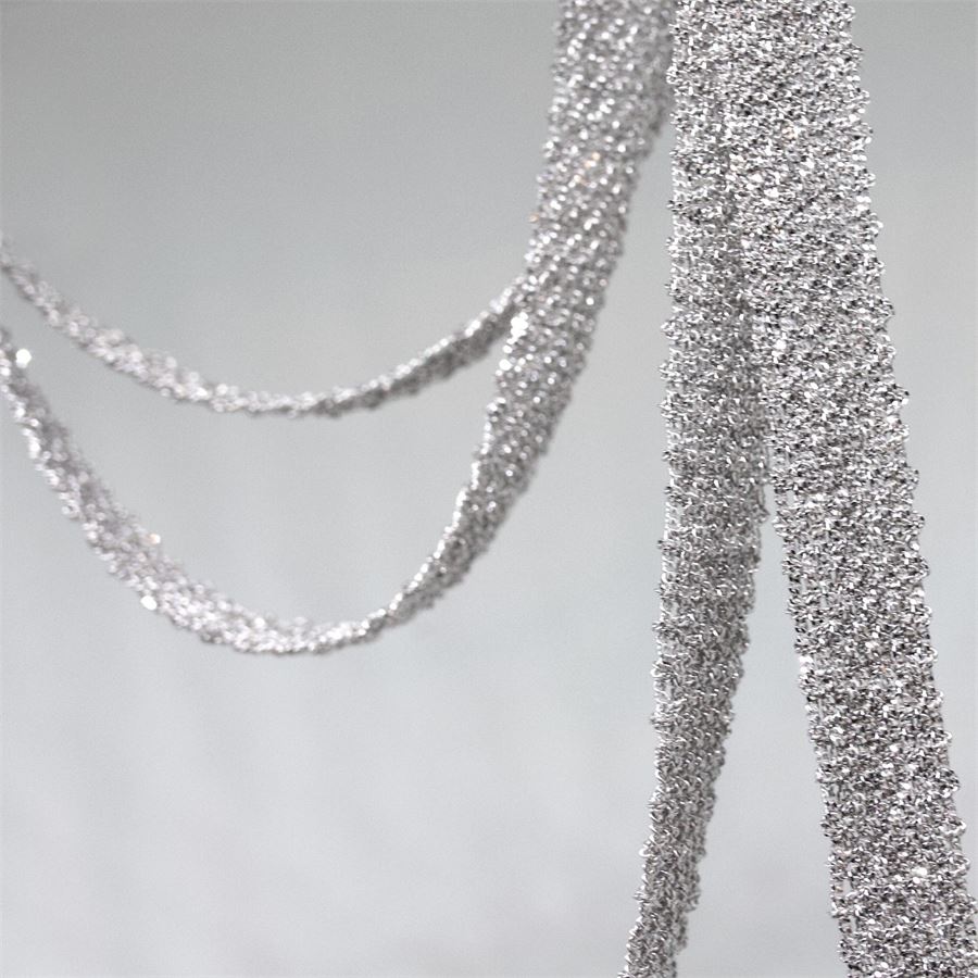 Sciarpa argento SCIARPE | SCIARPA LUNGAARGENTO