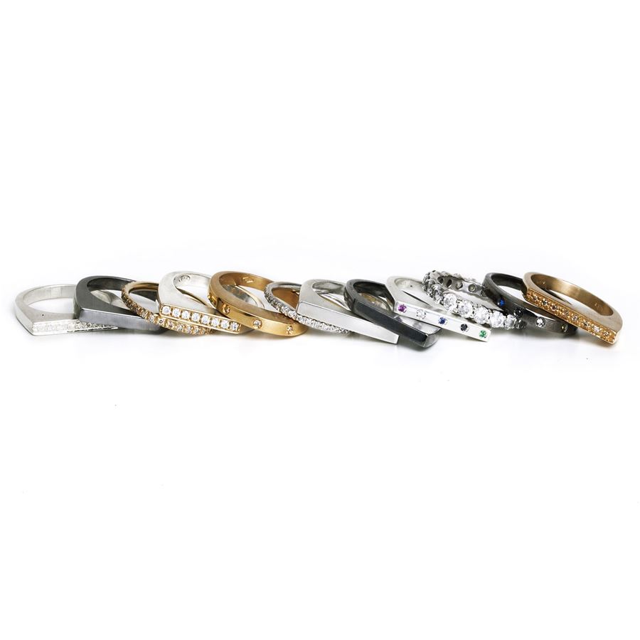 Modular 'Congiunzioni' square ring CONGIUNZIONI | AN1 CON QARG
