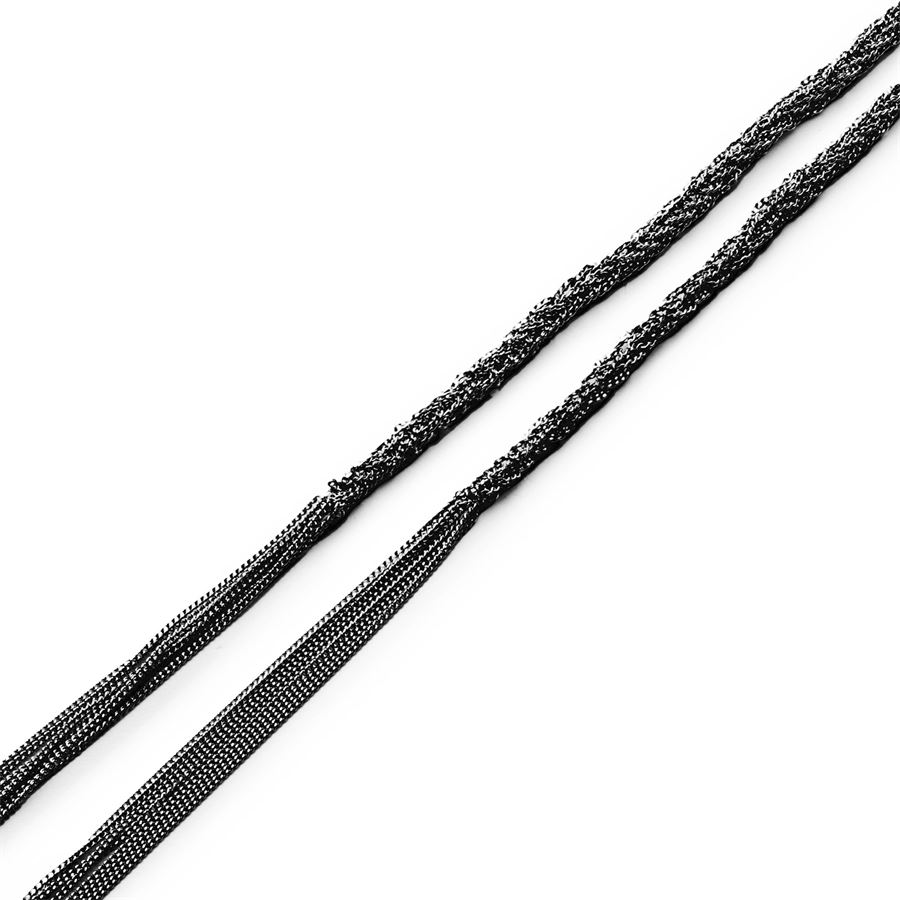 Cordino/choker in argento rodiato SCIARPE | CORDAGN