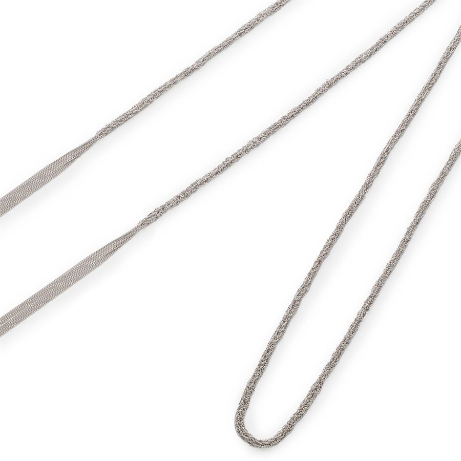 Cordino/choker in argento SCIARPE | CORDARG