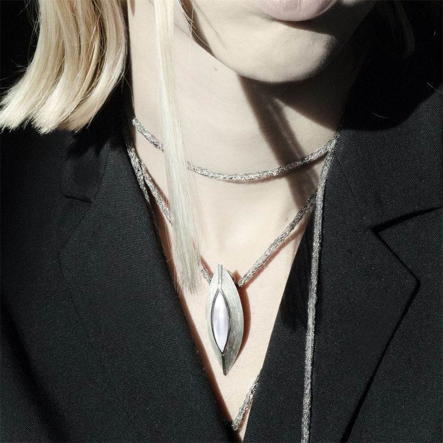 Cordino/choker in argento SCIARPE | CORDARG