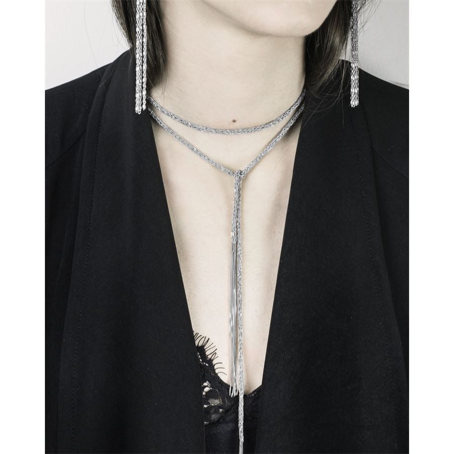 Cordino/choker in argento SCIARPE | CORDARG