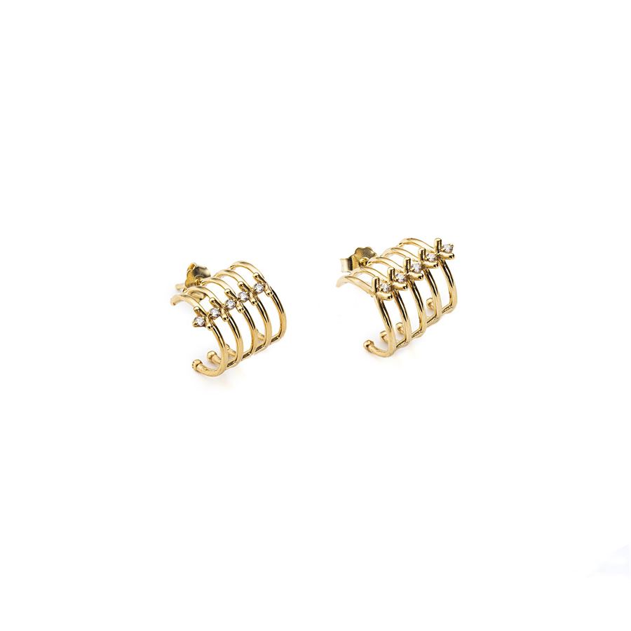 5 element 'Spinae' earrings SPINAE | OR CER XS 5FBRO