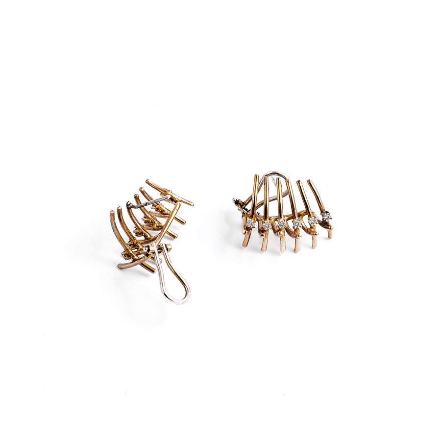 'Spinae' shell earrings SPINAE | OR FOR ZIRCBRO