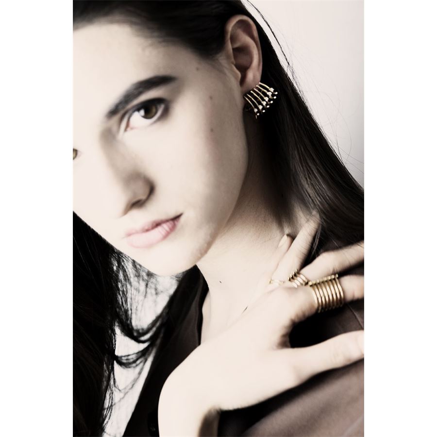 'Spinae' shell earrings SPINAE | OR FOR ZIRCBRO