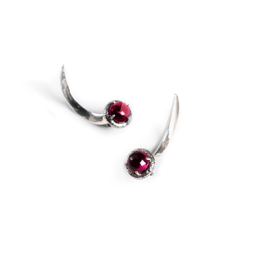 Red crystal Hooks UNCINI | OR CDR ROSSOARG