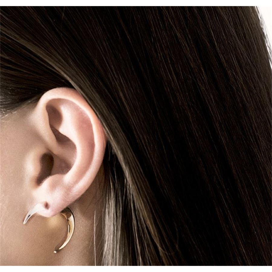 Front|back xs hook earrings UNCINI | OR F/R XSBRO