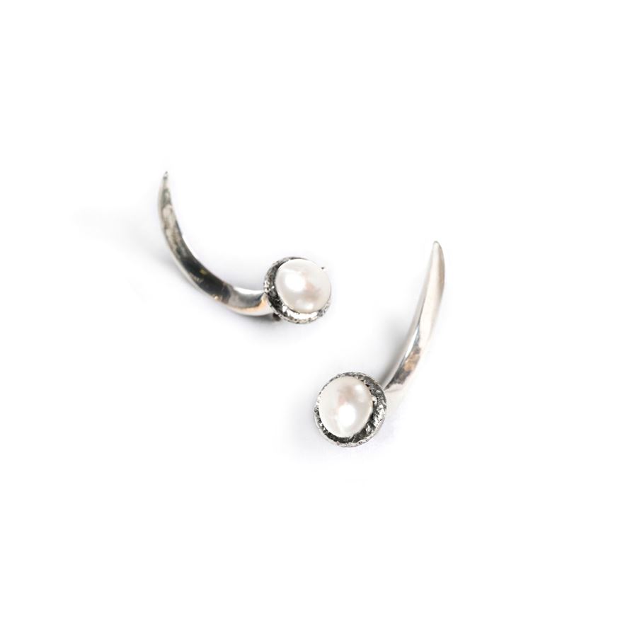 Uncini con perla in argento