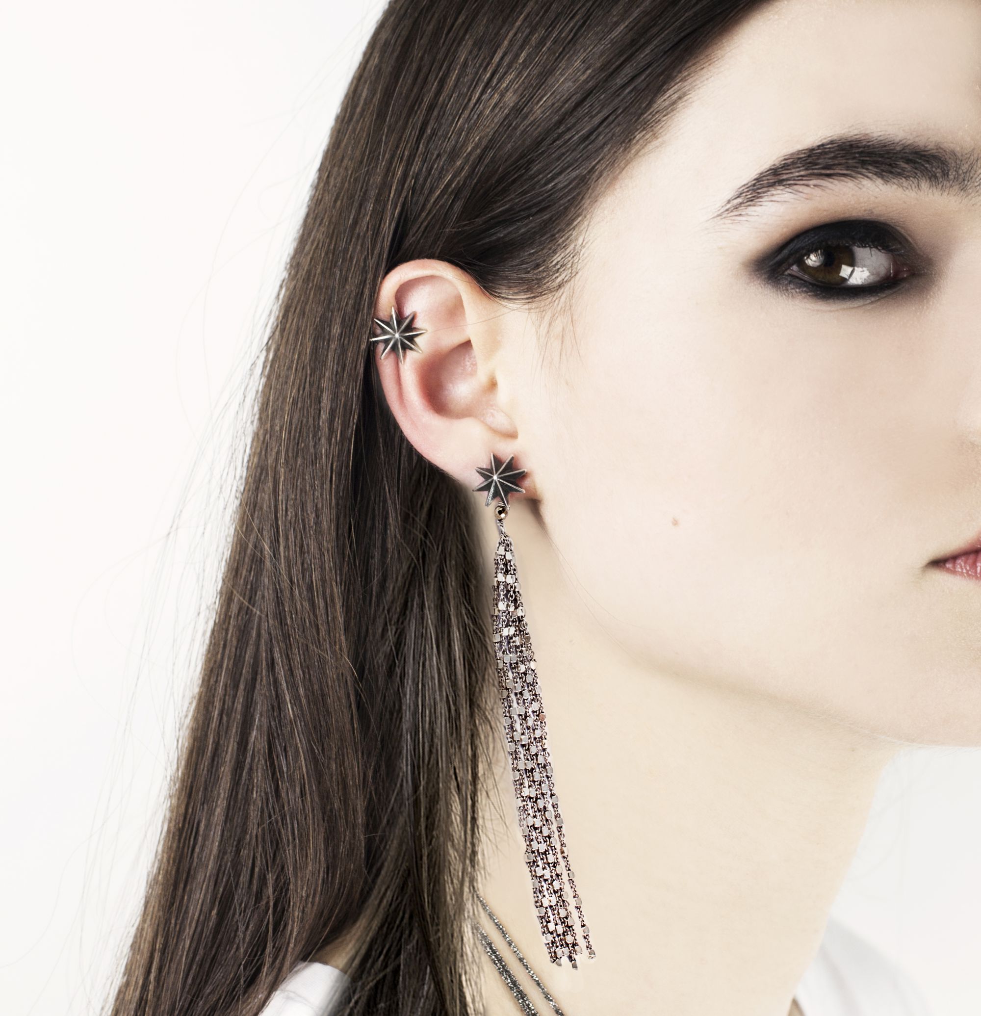 'Star' long earrings STELLA DEI VENTI | OR STE BIGARG FRA L AG